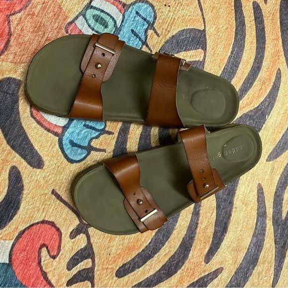 Madden Girl Shoes Madden Girl Brown Leather Sandals Poshmark